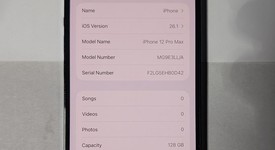 Good
													Apple iPhone 12 Pro Max - Unlocked, Pacific Blue, 128 GB, A2342, photo 4 of 9