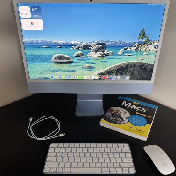 iMac 2024 24 inch - 256 GB, Blue, 16 GB, Apple M4, WiFi Only, 8-core GPU