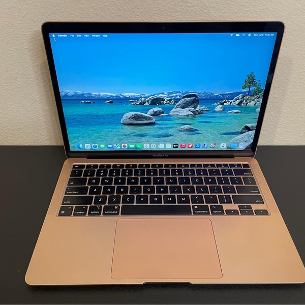 MacBook Air 2020 - 13 inch - 256 GB, Gold, 8 GB, Apple M1