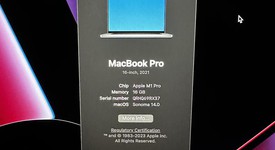 Mint
													MacBook Pro 2021 - 16" - Apple M1 Pro 10-core, Gray, 512 GB, 16 GB, photo 3 of 7
