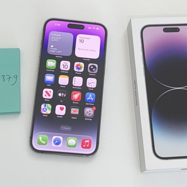 Apple iPhone 14 Pro Max - Unlocked, 256 GB, Purple, A2651