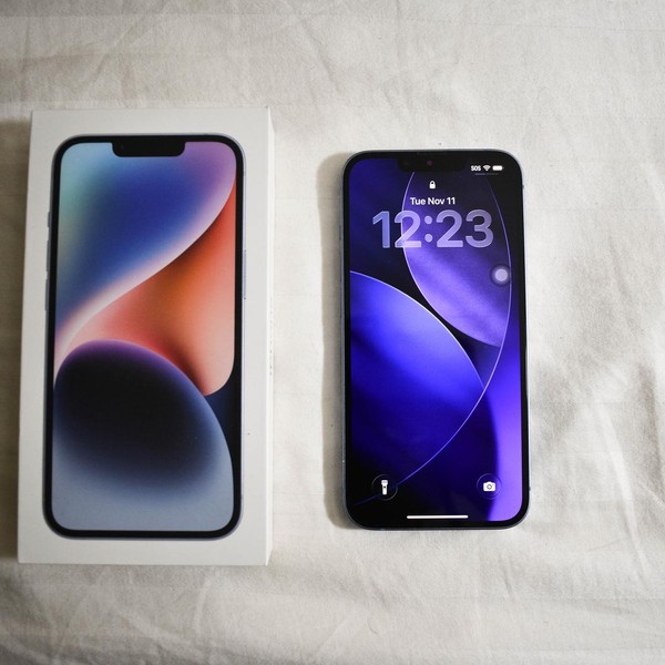 Apple iPhone 14 - Unlocked, 128 GB, Blue, A2649