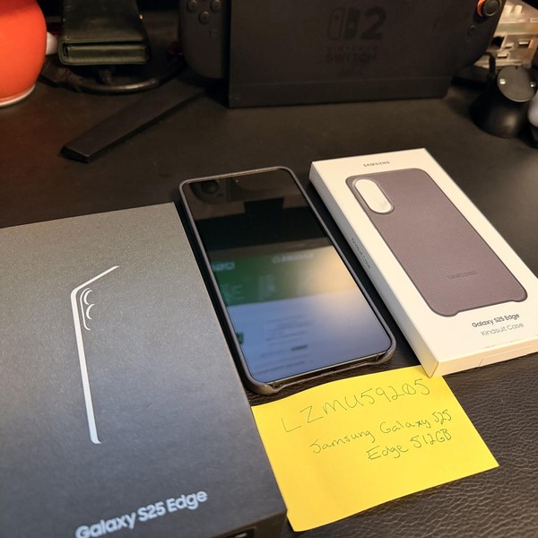 Samsung Galaxy S25 Edge - Unlocked, Jetblack, 512 GB, 12 GB, SM-S937U1
