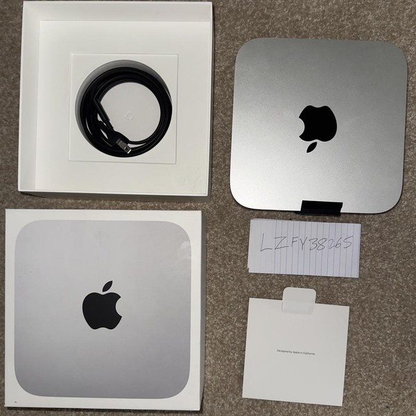Mac mini 2023 - 256 GB, 8 GB, Apple M2, 1 Gigabit Ethernet