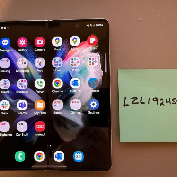 Samsung Galaxy Z Fold3 5G - T-Mobile, 256 GB, Silver, 12 GB, SM-F926U