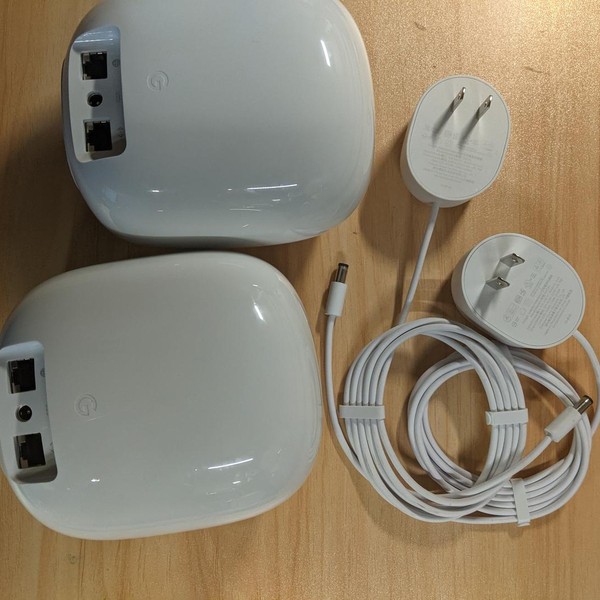 Google Nest Wifi Pro 6e Mesh Router - Snow, 2-Pack