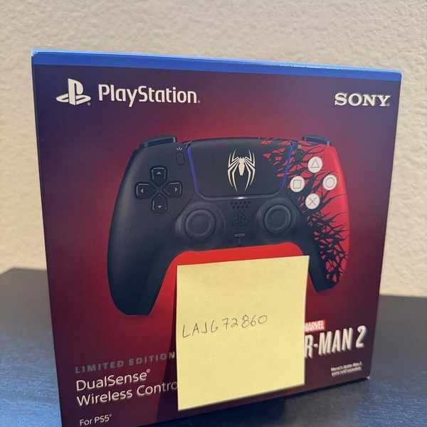 DualSense Wireless Controller - Black, Spider-Man 2 Limited Edition
