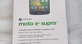 New
													Moto E5 Supra - Cricket, Black, 32 GB, 3 GB, photo 2 of 2