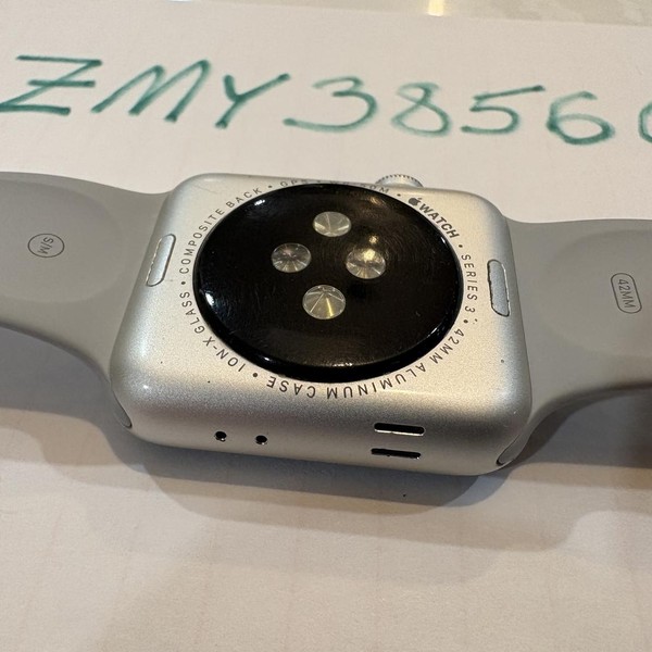 Apple Watch Series 3 42mm - Silver, A1859, Aluminum - GPS