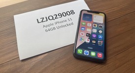 Good
													Apple iPhone 11 - Unlocked, Black, 64 GB, A2111, photo 1 of 6