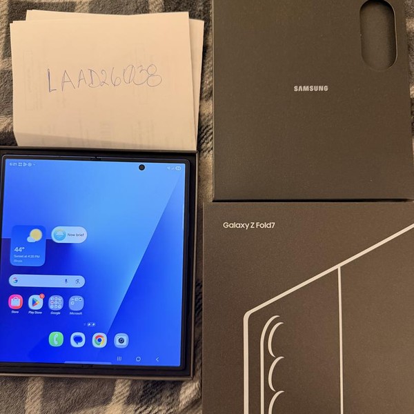 Samsung Galaxy Z Fold7 - Unlocked, 512 GB, Blue Shadow, 12 GB, SM-F966U1