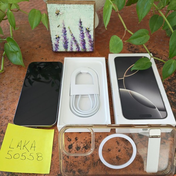 Apple iPhone 16 Pro Max - Unlocked, 256 GB, Natural, A3084