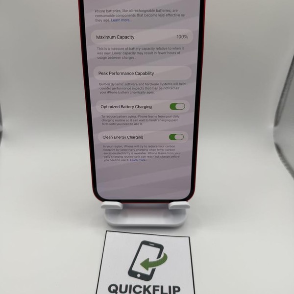 Apple iPhone 14 Plus - Unlocked, 128 GB, Red, A2632