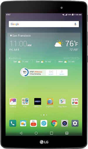 LG G Pad X 8.0 - T-Mobile, 16 GB, Gold