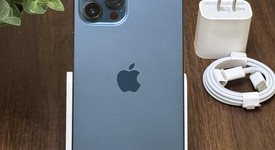 Good
													Apple iPhone 12 Pro Max - Unlocked, Pacific Blue, 128 GB, A2342, photo 2 of 8
