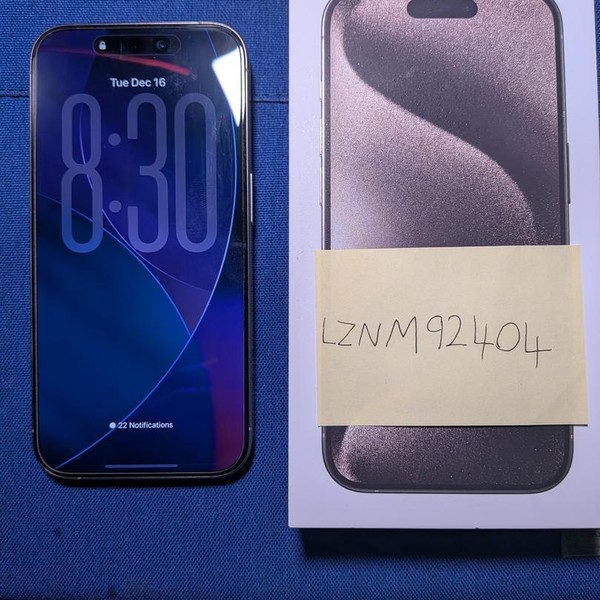 Apple iPhone 15 Pro - Unlocked, 128 GB, Natural, A2848