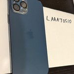 Good Apple iPhone 12 Pro Max - Unlocked, Pacific Blue, 256 GB, A2342