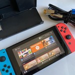 Good Nintendo Switch - 32 GB, Red & Blue, Mario Red & Blue Edition