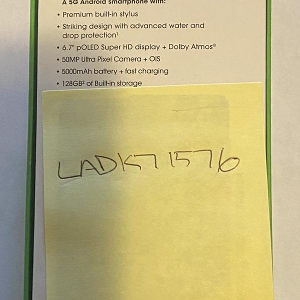 Moto G Stylus 5G (2025) - Cricket, 128 GB, Gibraltar Sea, 8 GB