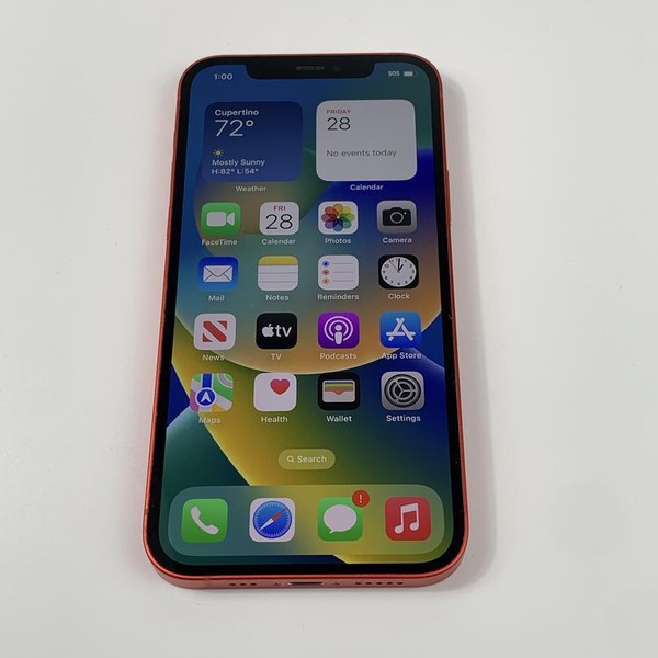 Apple iPhone 12 - AT&T, Red, 128 GB, A2172