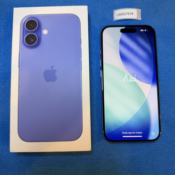 Apple iPhone 16 - Unlocked, 128 GB, Ultramarine, A3081