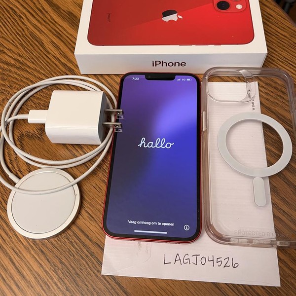 Apple iPhone 13 - Unlocked, 128 GB, Red, A2482