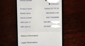 Good
													Samsung Galaxy S21 FE 5G - Unlocked, Graphite, 256 GB, 8 GB, SM-G990U1, photo 2 of 5