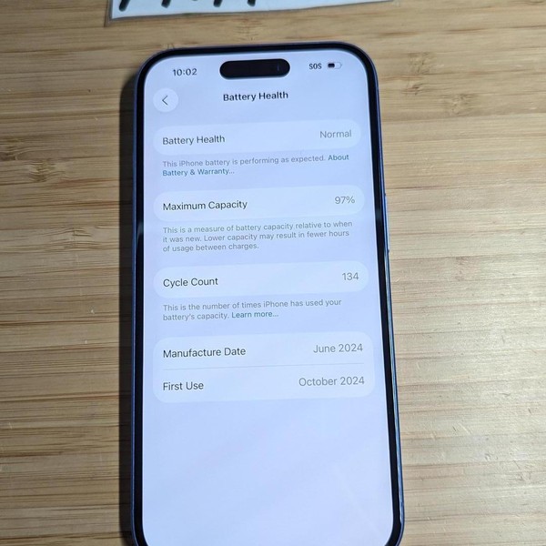 Apple iPhone 16 - Verizon, Ultramarine, 128 GB, A3081