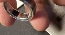 Good
													Oura Ring Gen 4 - Silver, Size 11, photo 5 of 12