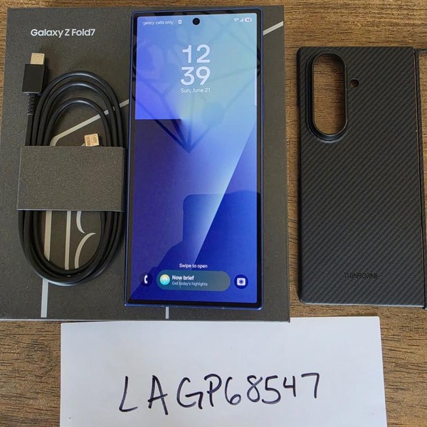 Samsung Galaxy Z Fold7 - Unlocked, 512 GB, Blue Shadow, 12 GB, SM-F966U1