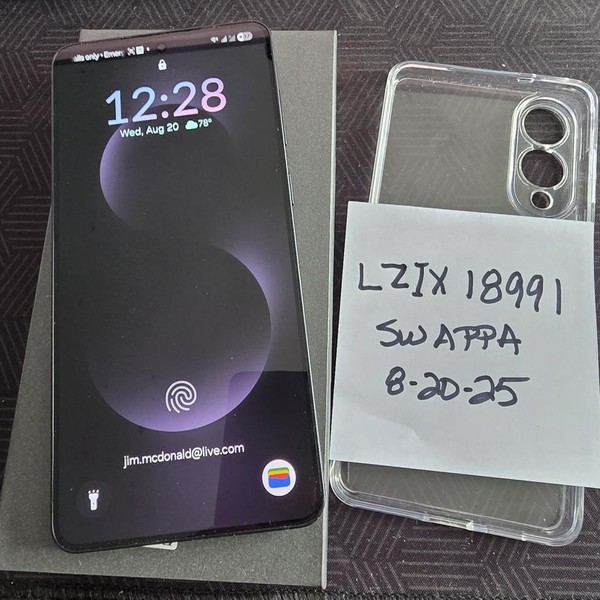 Samsung Galaxy S25 Edge - Verizon, 512 GB, Jetblack, 12 GB, SM-S937U