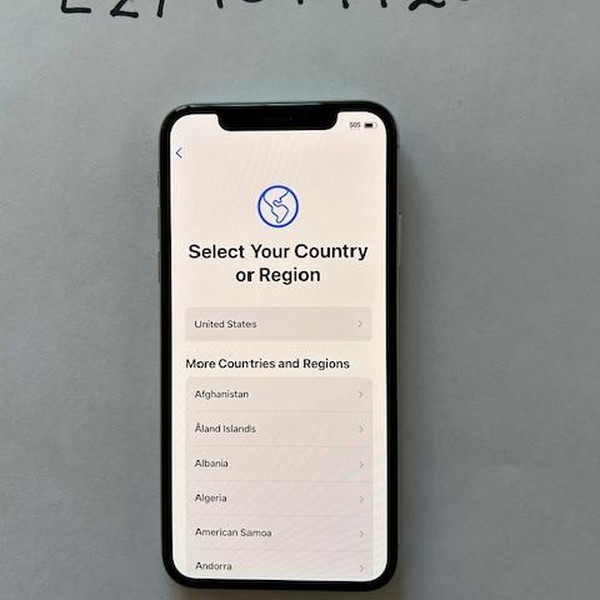 Apple iPhone X - AT&T, 64 GB, Silver, A1901, GSM