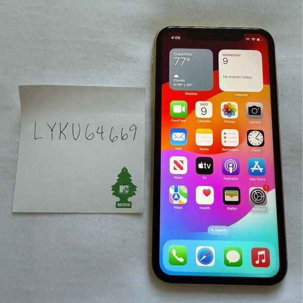 Apple iPhone 11 - Unlocked, 128 GB, Yellow, A2111