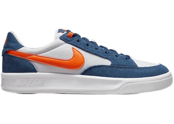 Nike SB Adversary Premium White Navy Safety Orange for sale