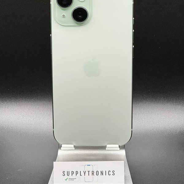 Apple iPhone 15 - Unlocked, Green, 256 GB, A2846