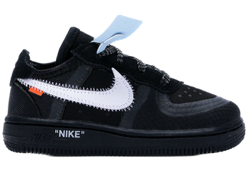 Nike Air Force 1 Low Off-White Black White (TD) for sale