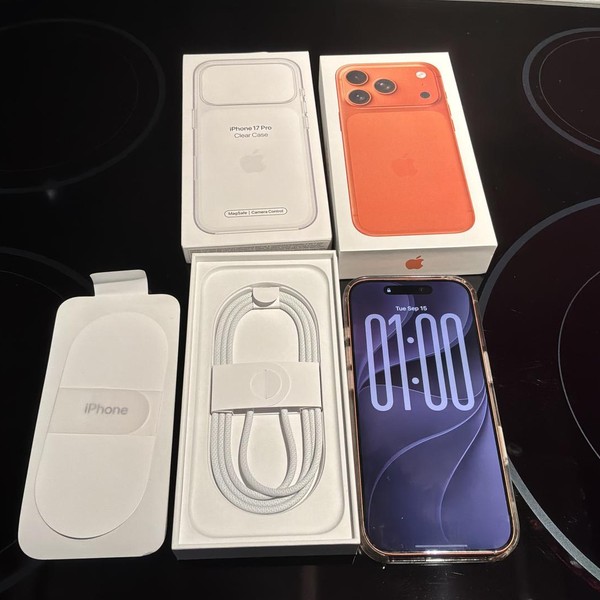Apple iPhone 17 Pro - Unlocked, 256 GB, Cosmic Orange, A3256