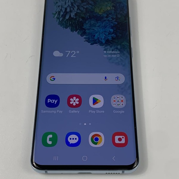 Samsung Galaxy S20 5G - Unlocked, 128 GB, Cloud Blue, 12 GB, SM-G981U1