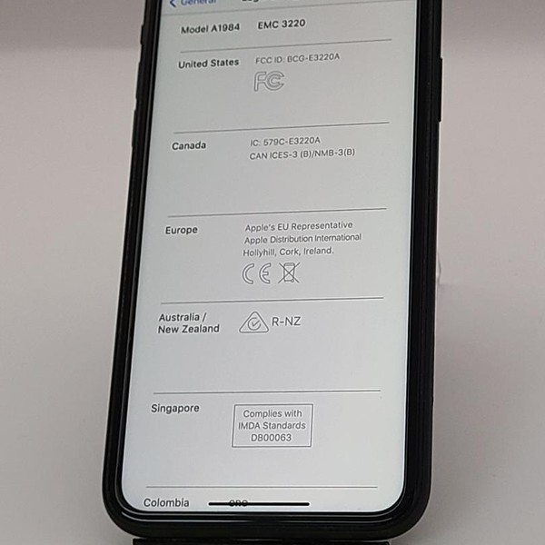 Apple iPhone Xr - Unlocked, 128 GB, Black, A1984