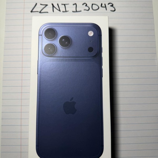 Apple iPhone 17 Pro Max - Unlocked, 1 TB, Deep Blue, A3257