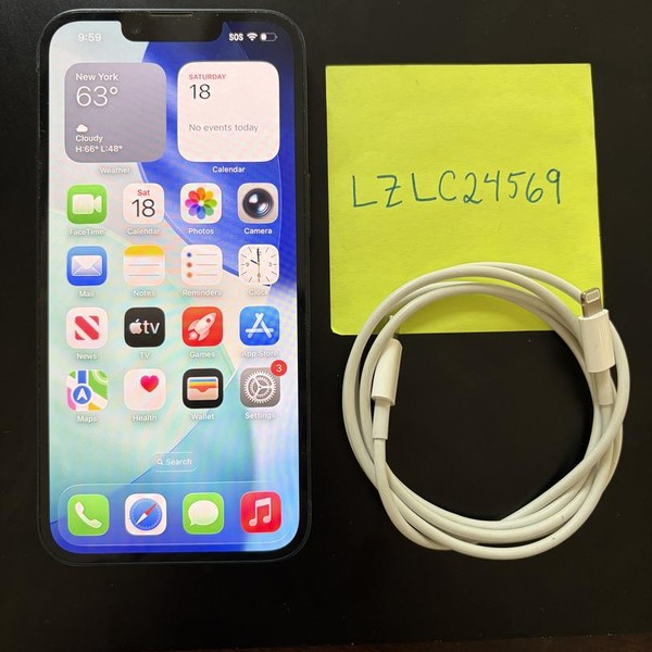 Apple iPhone 14 - Unlocked, 128 GB, Midnight, A2649