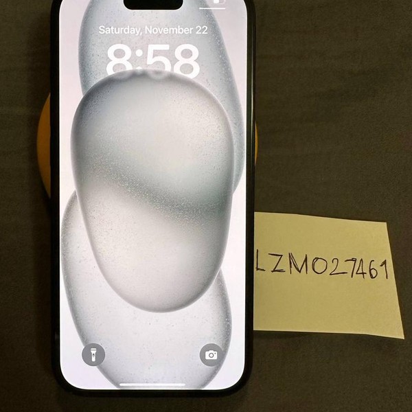 Apple iPhone 15 - Unlocked, 256 GB, Black, A2846