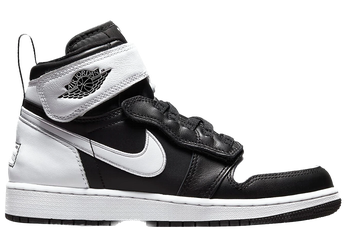 Jordan 1 High FlyEase Black White (GS) for sale