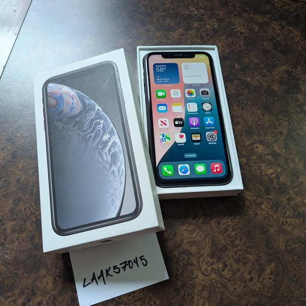 Apple iPhone Xr - Unlocked, 128 GB, Black, A1984