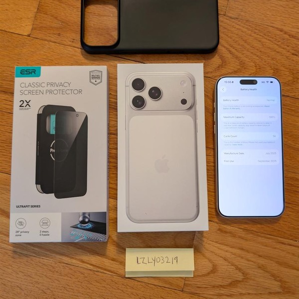 Apple iPhone 17 Pro Max - Unlocked, 256 GB, Silver, A3257