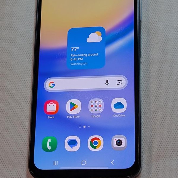 Samsung Galaxy A15 5G - Metro by T-Mobile, 128 GB, Black & Blue, 4 GB