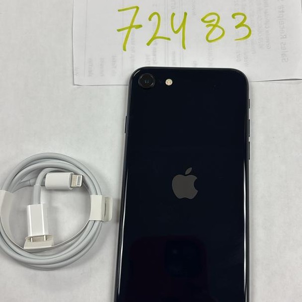 Apple iPhone SE 3rd Gen 2022 - Unlocked, 64 GB, Midnight, A2595