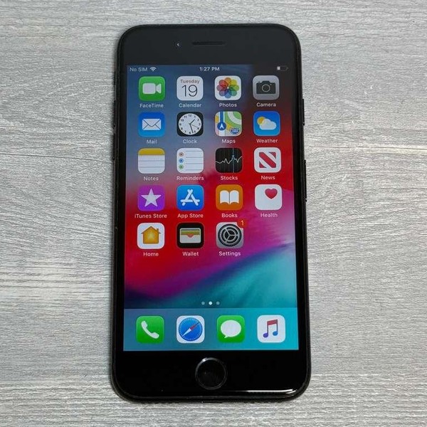 Apple iPhone 7 - Unlocked, 128 GB, Jet Black, A1778, GSM