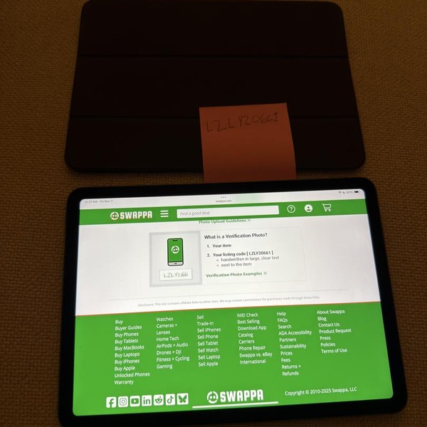 Apple iPad Air 4th Gen - Wi-Fi, 64 GB, Gray, A2316