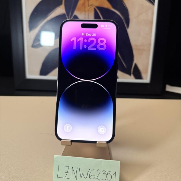 Apple iPhone 14 Pro - Unlocked, 128 GB, Purple, A2650